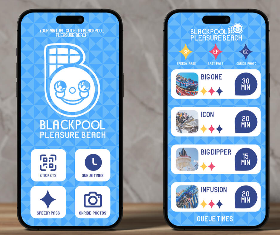 Click to see Pleasure Beach Rebrand